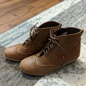 Oliberte LALINA Rustic Brown Ankle Boots size 6